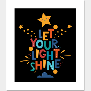 Let your light shine Posters and Art